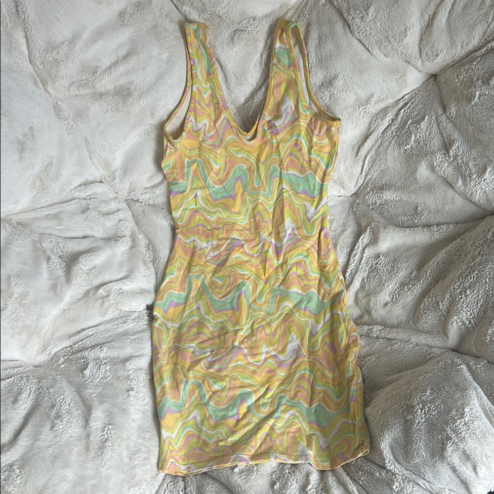 Colorful Swirl Pattern Dress